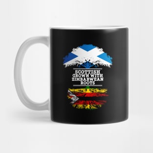 Scottish Grown With Zimbabwean Roots - Gift for Zimbabwean With Roots From Zimbabwe Mug